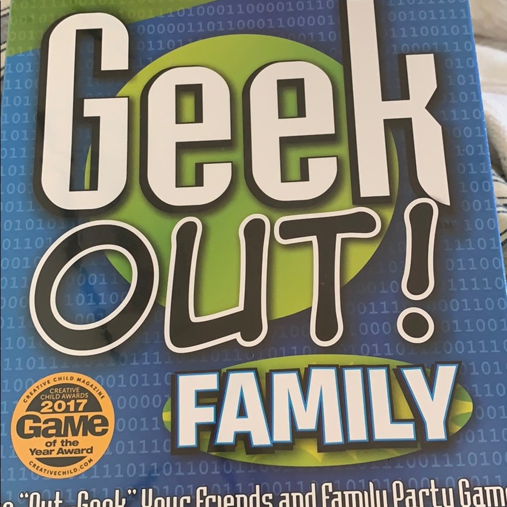 Geek Out Family and Friends Party Game Age 8+